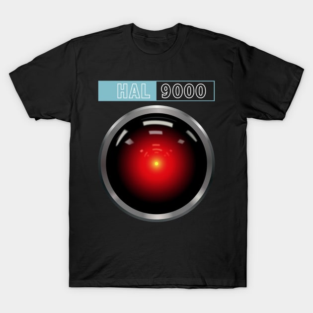 2001 A Space Odyssey Hal Computer Logo T-Shirt by Lani A Art